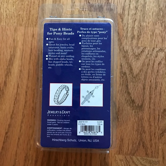 NWT Set of 2 Pony Beads (720 Each) & Beaded Fringe - Picture 5 of 14